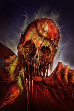 The Incredible Melting Man's poster