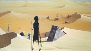 Gwen, the Book of Sand's poster