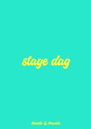 stage dag's poster