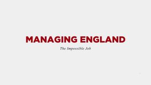 Managing England: The Impossible Job's poster