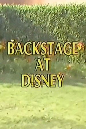 Backstage at Disney's poster