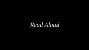 Read Aloud's poster