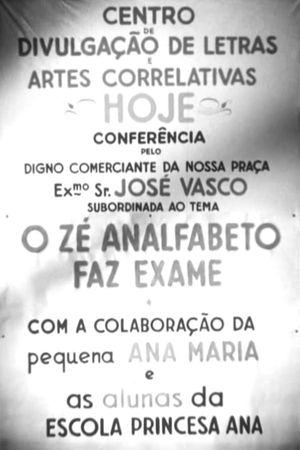 O Zé Analfabeto Faz Exame's poster