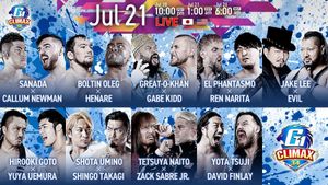 NJPW G1 Climax 34: Day 2's poster