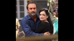 Sanju's poster