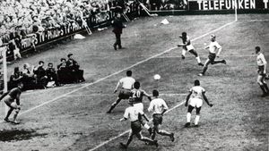 Hinein: The Official film of 1958 FIFA World Cup Sweden's poster