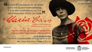 María Cano's poster