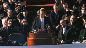 The Inauguration of John F. Kennedy's poster