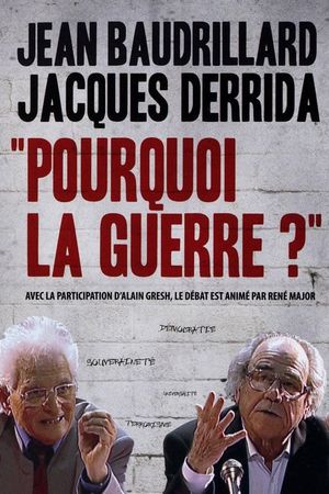 Pourquoi la guerre aujourd’hui?'s poster