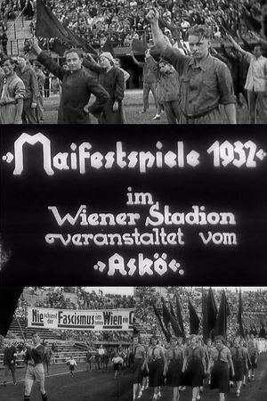 May Festival 1932 in the Vienna Stadium organized by the ASKÖ's poster