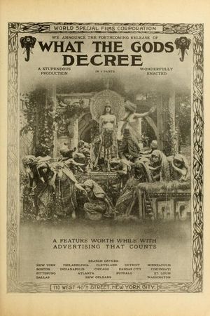 What the Gods Decree's poster