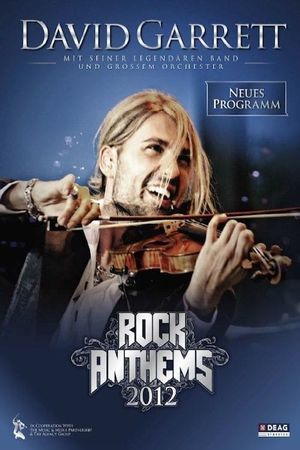 David Garrett - Rock Symphonies - Tourposter - Hannover 2012's poster