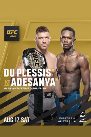 UFC 305: du Plessis vs. Adesanya's poster