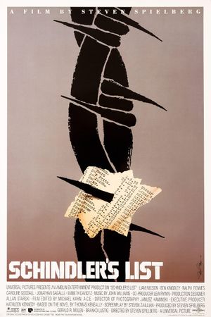 Schindler's List's poster