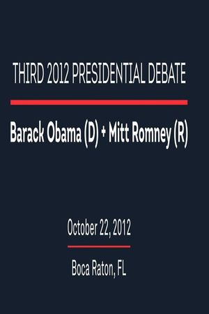 2012 Third Presidential Debate's poster