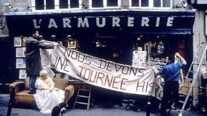 (G)rève party's poster