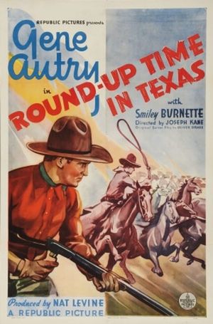 Round-Up Time in Texas's poster