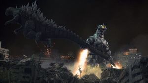 Godzilla Against Mechagodzilla's poster