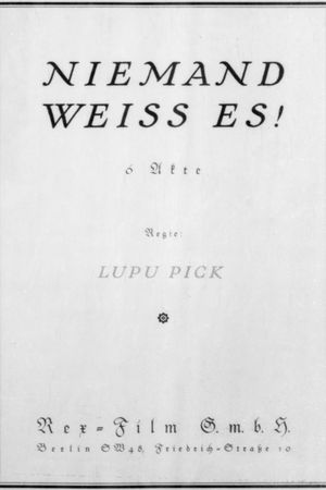 Niemand weiß es's poster