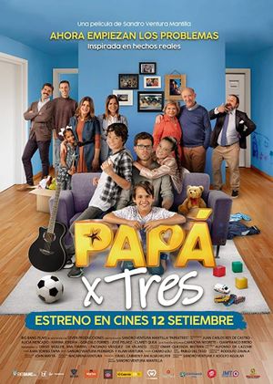 Papá X Tres's poster