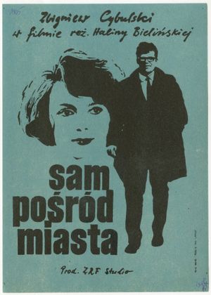 Sam posród miasta's poster