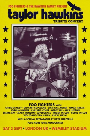 Taylor Hawkins Tribute Concert's poster