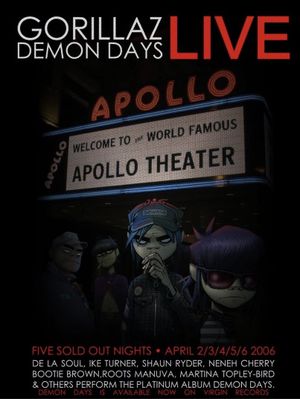 Gorillaz: Demon Days Live from the Apollo Theater, Harlem's poster