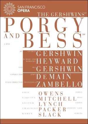 The Gershwins' Porgy and Bess's poster