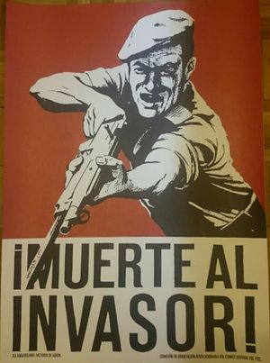 Muerte al invasor's poster