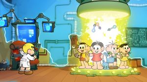 Monica's Gang in an Adventure in Time's poster