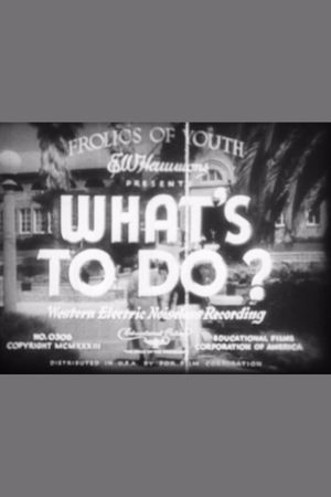 What's to Do?'s poster