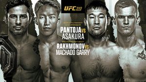 UFC 310: Muhammad vs. Rakhmonov's poster