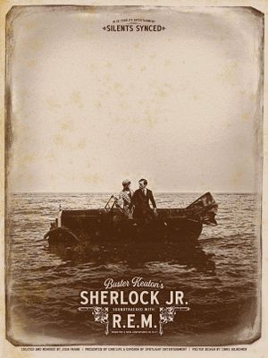 R.E.M x Buster Keaton's Sherlock Jr's poster