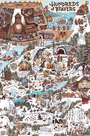 Hundreds of Beavers's poster