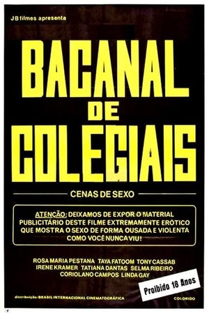 Bacanal de Colegiais's poster