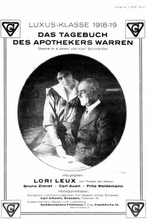 Das Tagebuch des Apothekers Warren's poster image