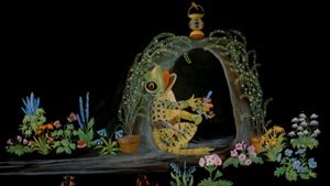 Mr. Frog Went A-Courting's poster