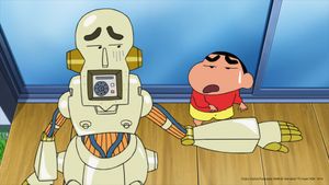 Eiga Kureyon Shinchan: Gachinko! Gyakushuu no Robotôchan's poster