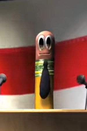 Pencilman for President 2008's poster