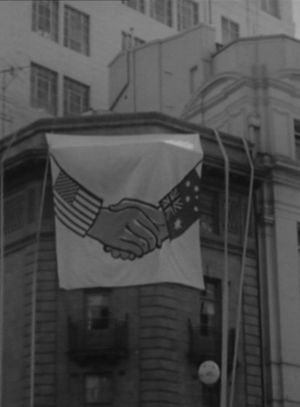 President Johnson's Visit's poster