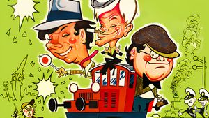 The Olsen Gang on the Track's poster
