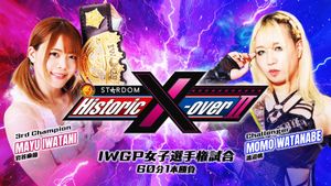 NJPW x STARDOM: Historic X-Over II's poster