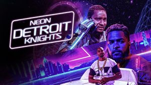 Neon Detroit Knights's poster